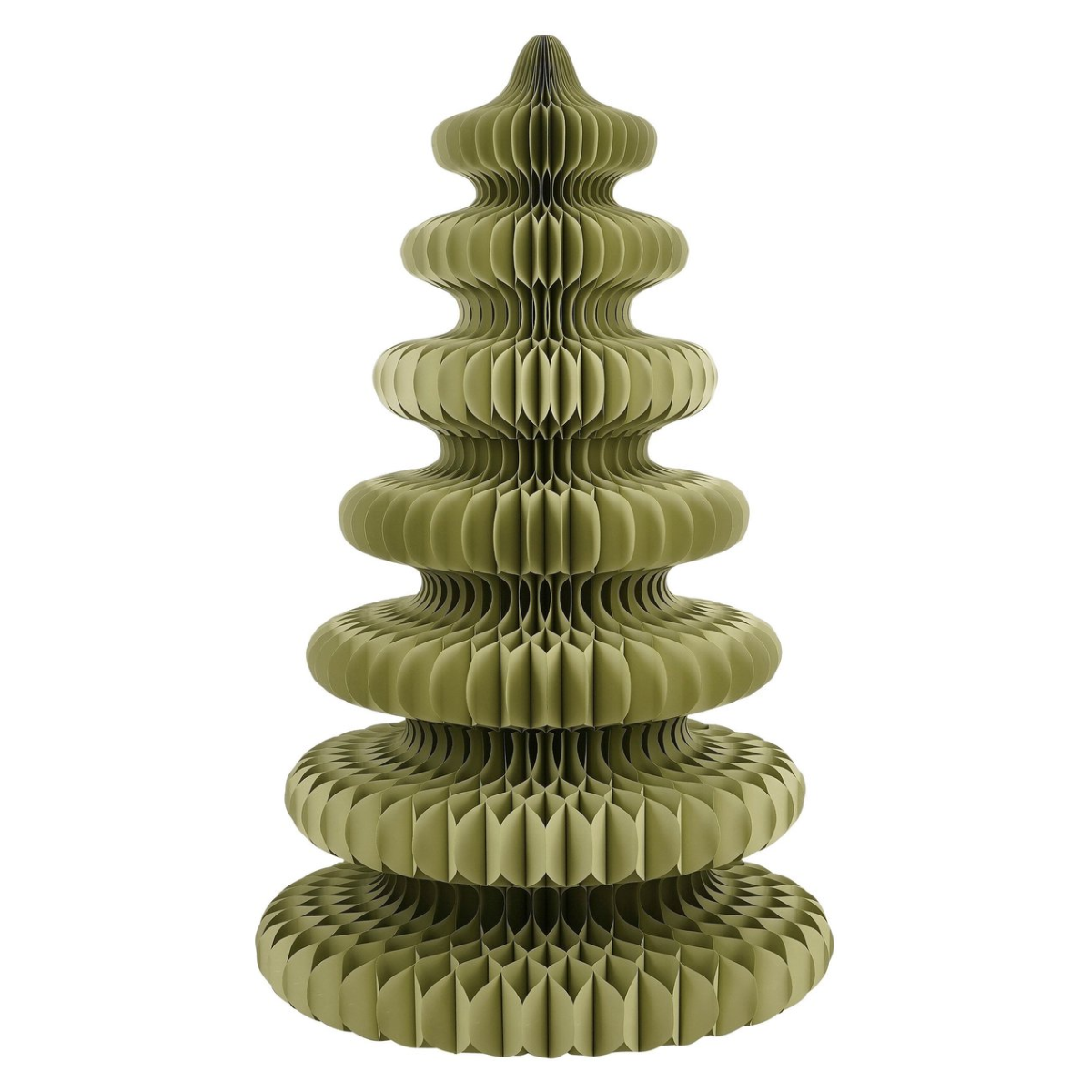 Sapin de Noël décoratif en papier H212 cm YARRAH, MICA DECORATIONS