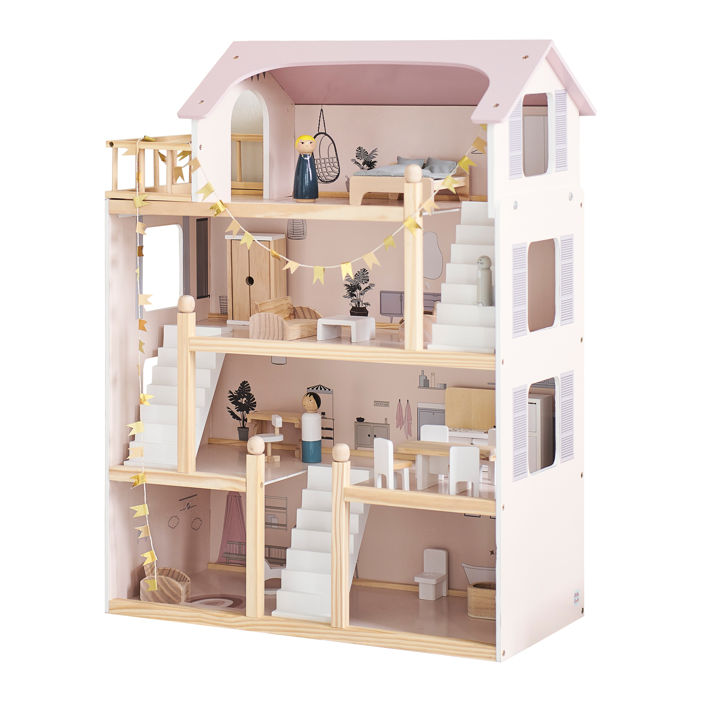 OATIPHO Boîte Aux Lettres Miniature – Bois Violet 5 Cm – Pour Maison De Poupée – Accessoire Déco Vintage – Cadeau Enfant