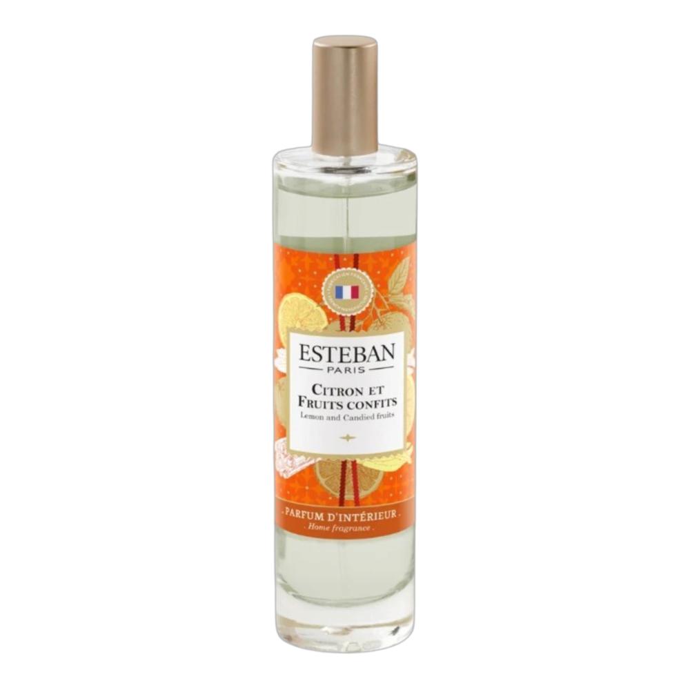 Parfum d'intérieur - Vaporisateur Citron et Fruits Confits 75ml, ESTEBAN
