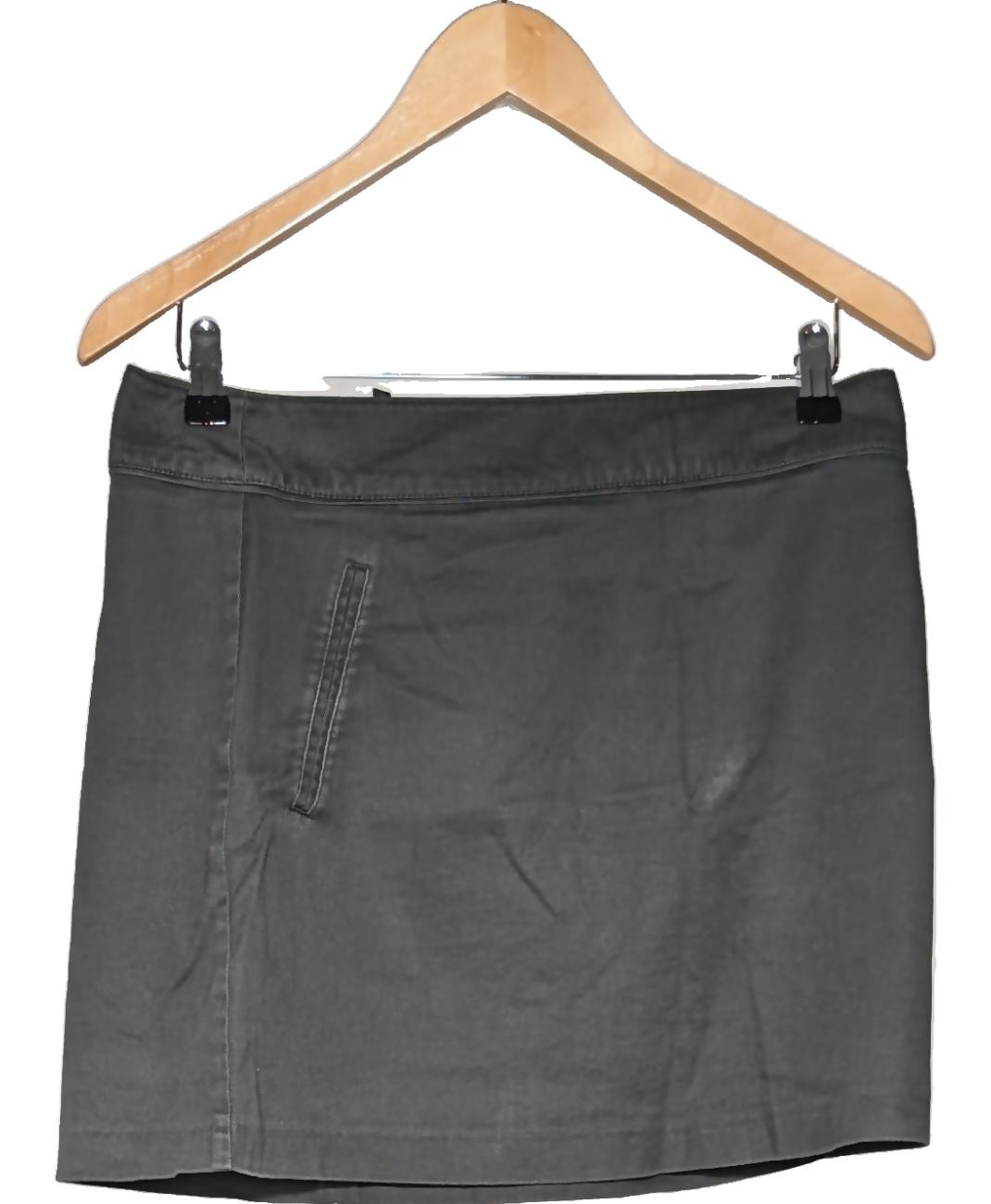 Jupe Courte Grise Taille 40 Camaïeu - Occasion En Très Bon état - Style Mini