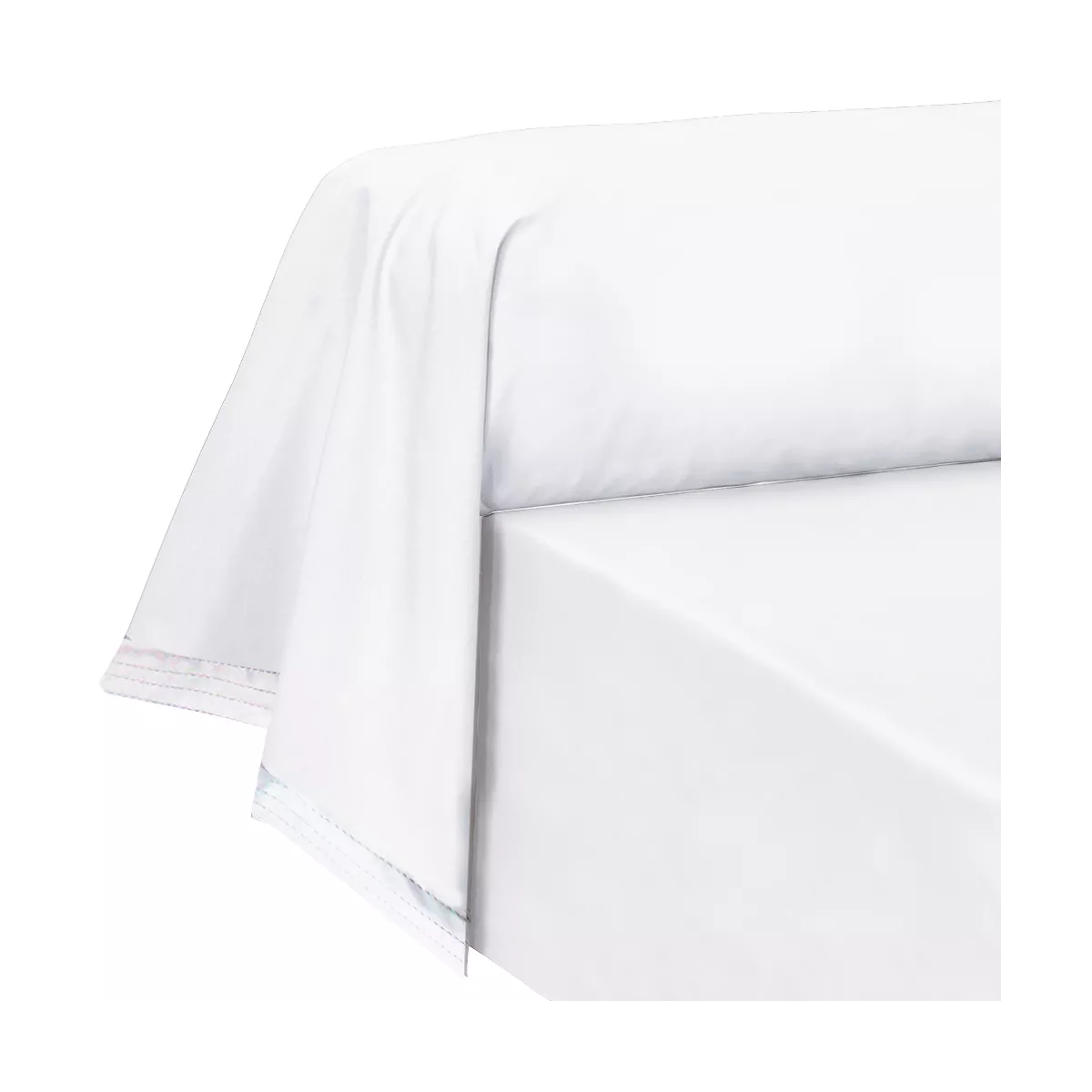 Taie de traversin percale de coton LA PERCALE FRANCAISE, GARNIER THIEBAUT