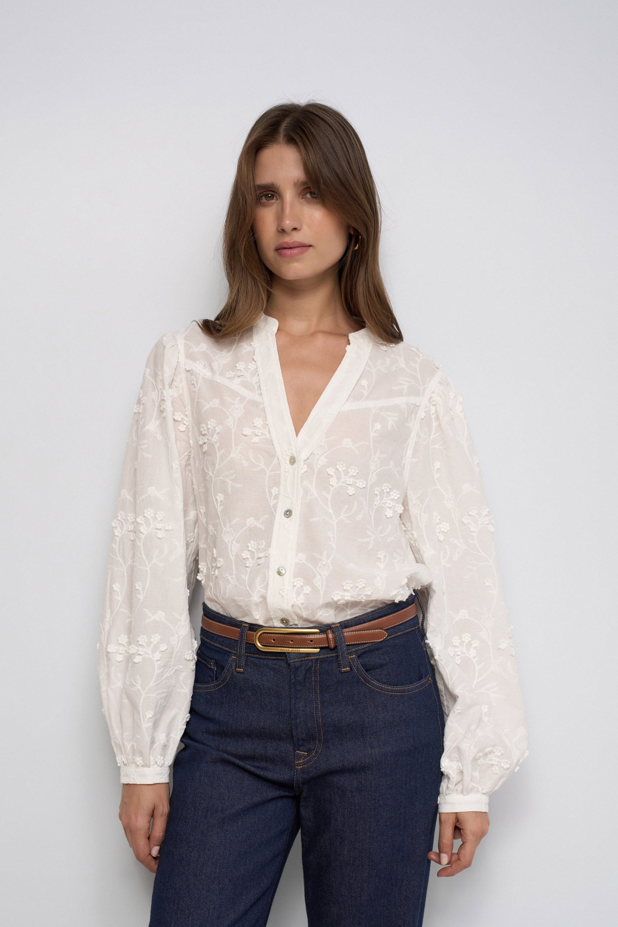 BLOUSE AVEC BRODERIES, SALSA JEANS
