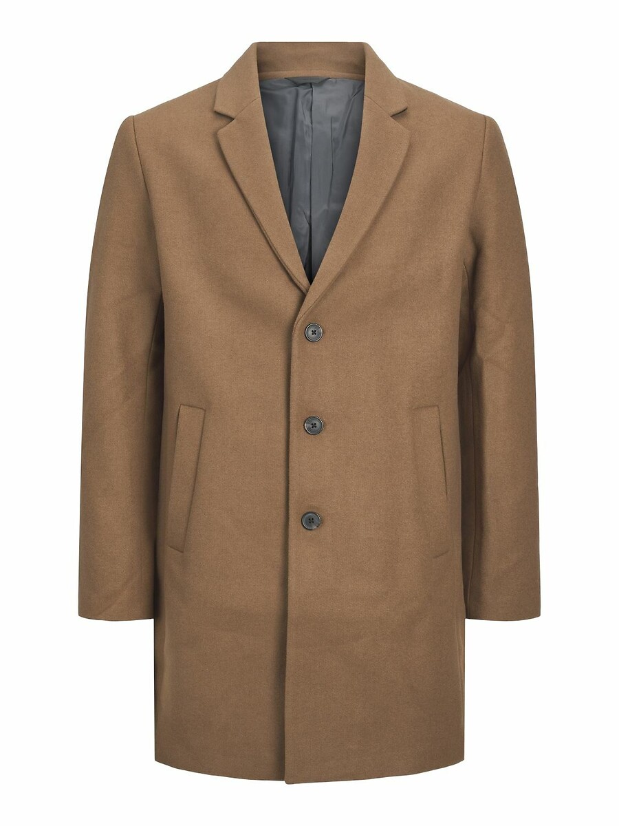 Long coat brown Jack Jones La Redoute