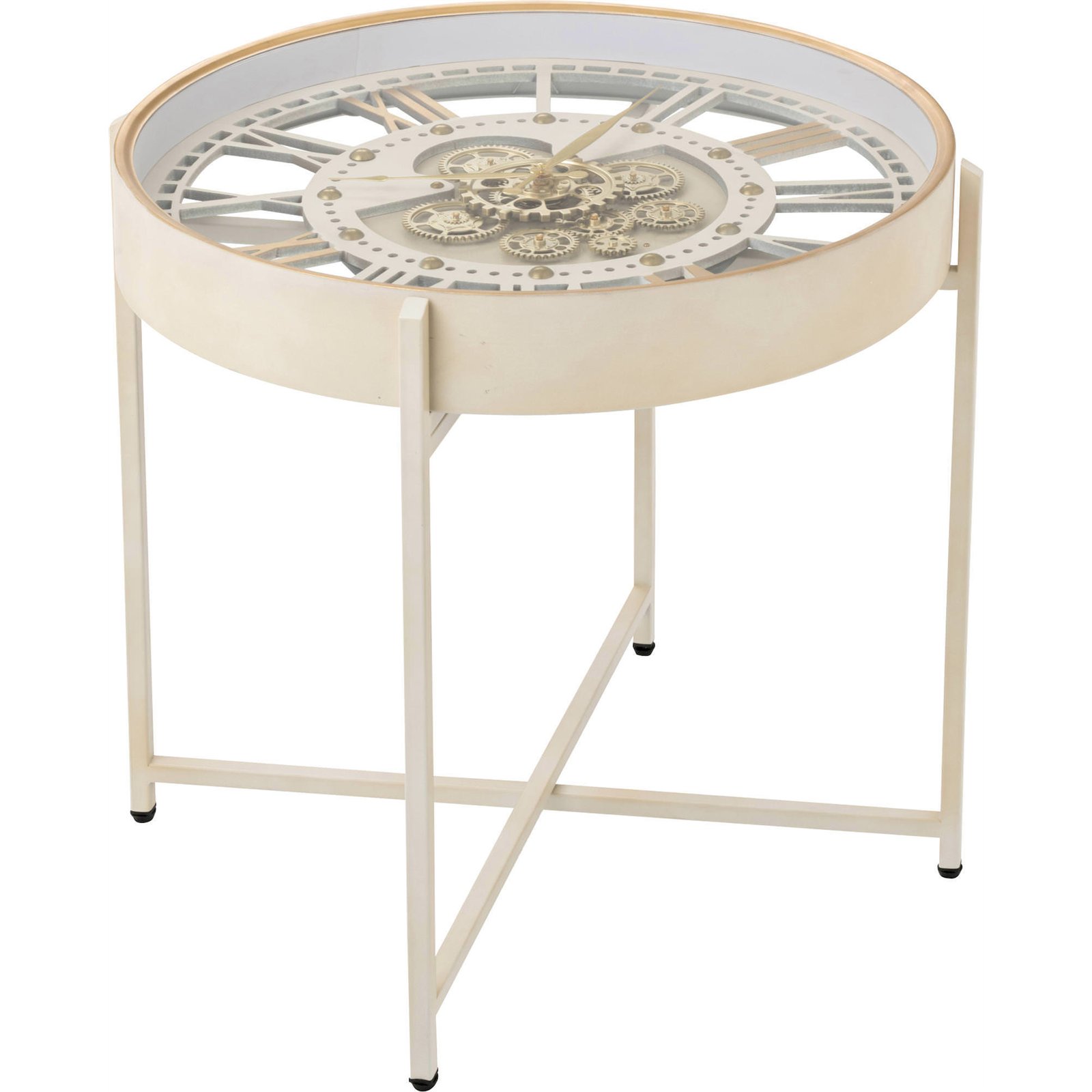Table basse design horloge en métal, RECOLLECTION