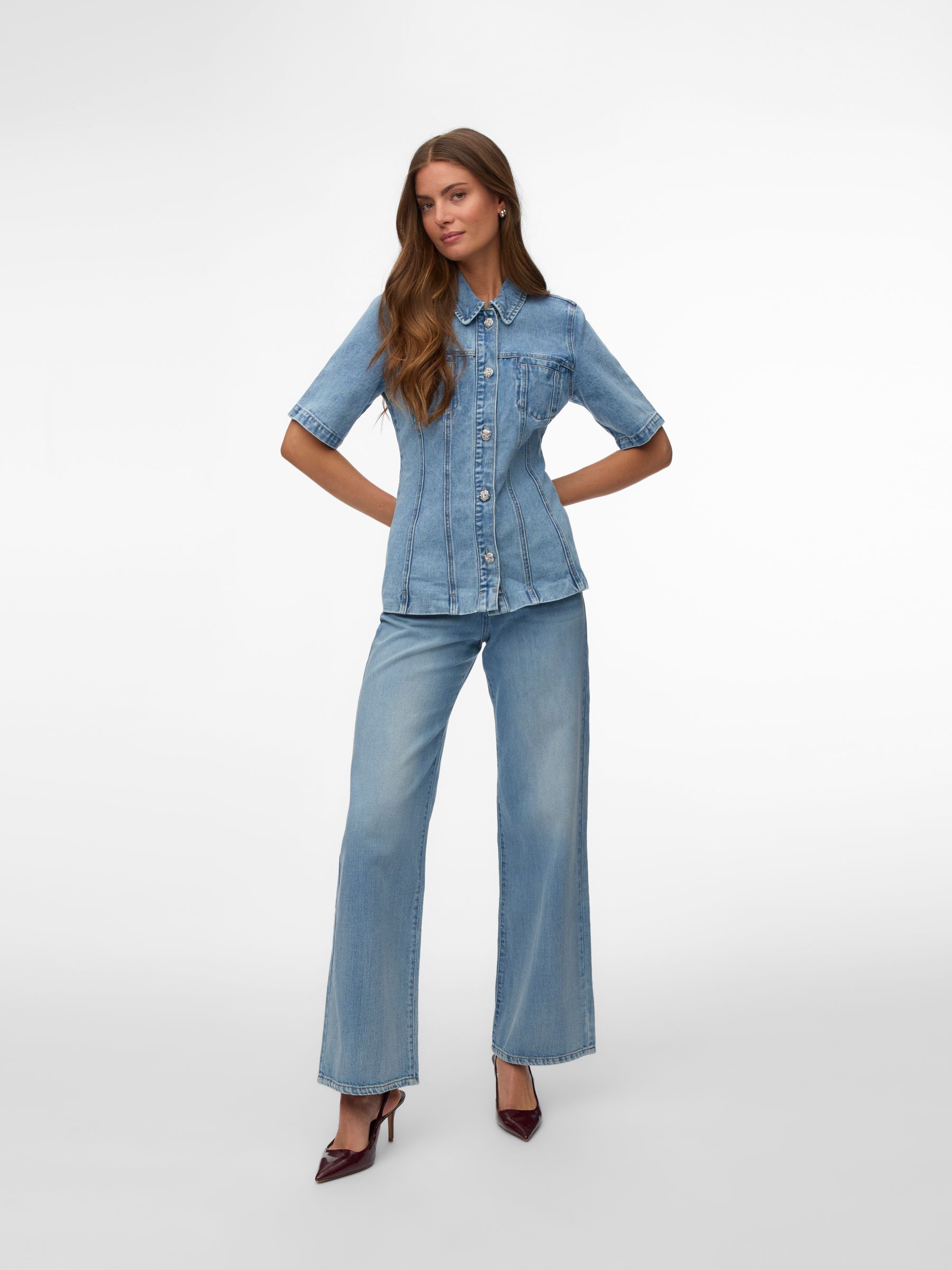 Chemise En Denim, VERO MODA