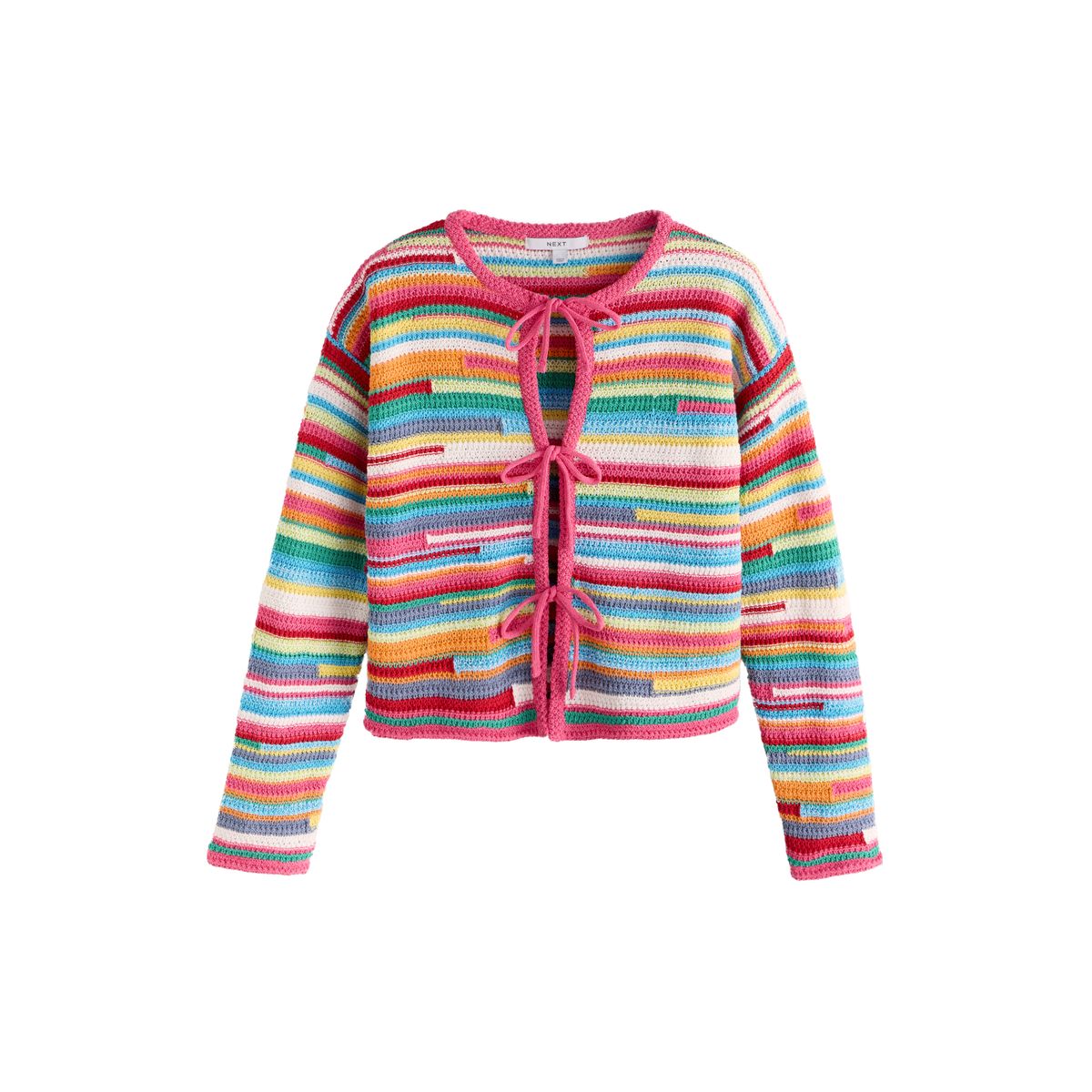 Cardigan en coton à nouer sur le devant, NEXT