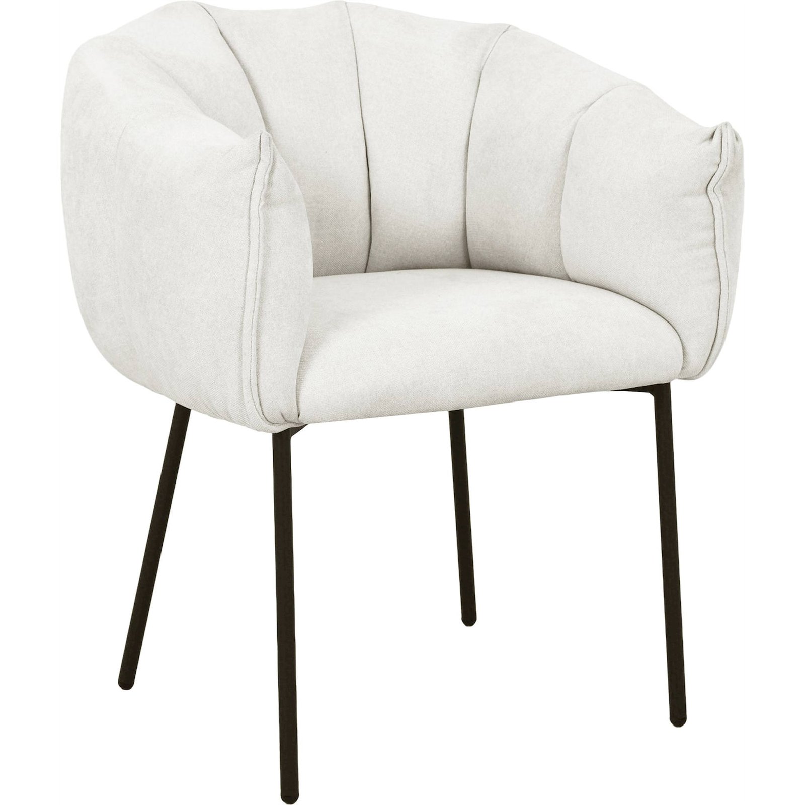 Chaise rembourrée en chenille collection SOLUNNY, RECOLLECTION