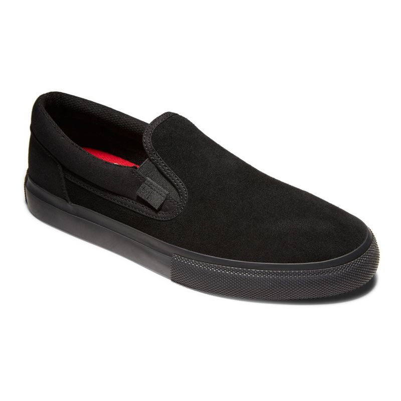 Slip-on noir style d\u00e9contract\u00e9 Chaussures Chaussures basses Slips-on 