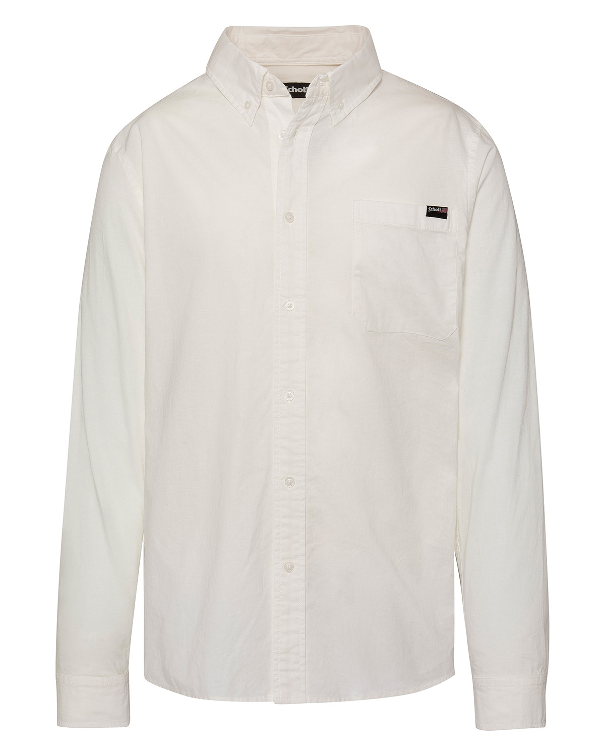Chemise manches longues avec poche planquée, SCHOTT
