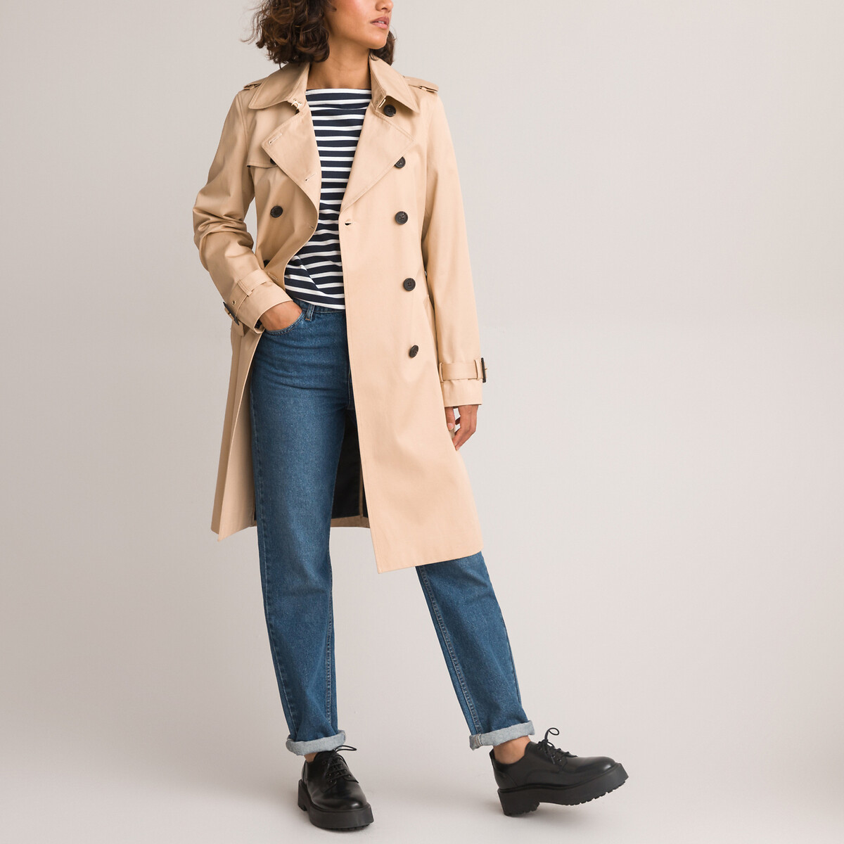 La Redoute Trench coat Orange 44                  EU discount 64% WOMEN FASHION Coats Trench coat Basic 