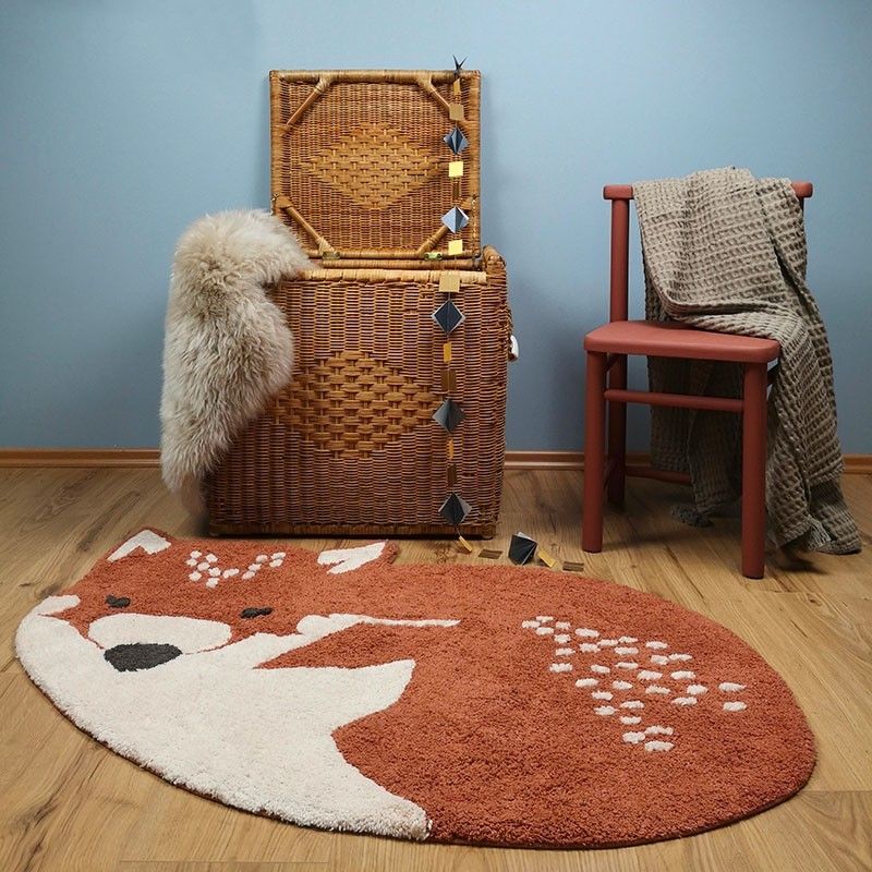 Tapis enfant fille hibou design tapis chambre bébé chambre enfant faci