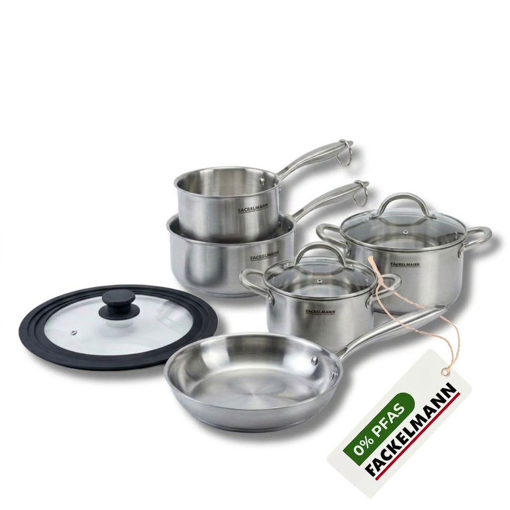 1 poêle 20cm + 2 faitouts 20/24cm + 2 casseroles 14/18cm VITA3, FACKELMANN