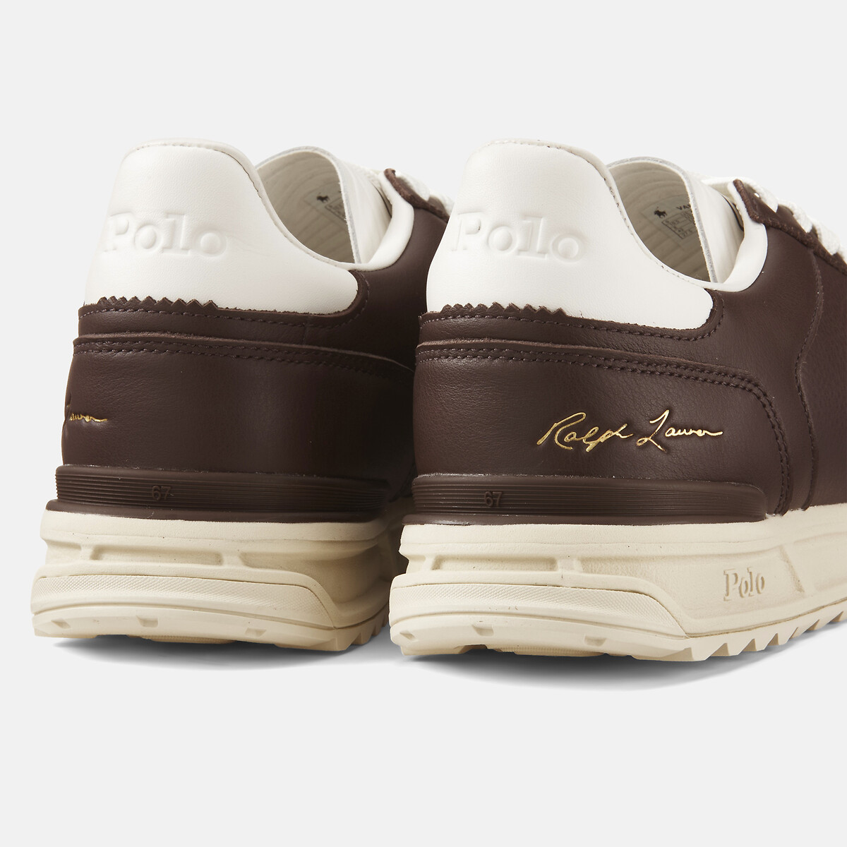 Polo Ralph Lauren Zapatillas de piel, Varick Signature — photo 3