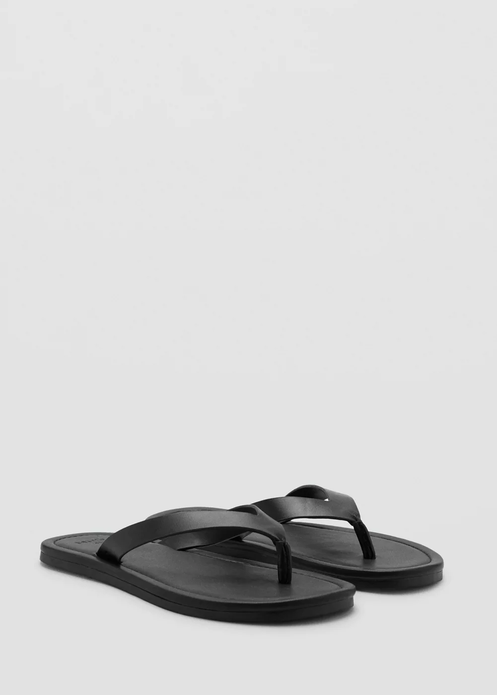 Sandales à lanières cuir, MANGO MAN