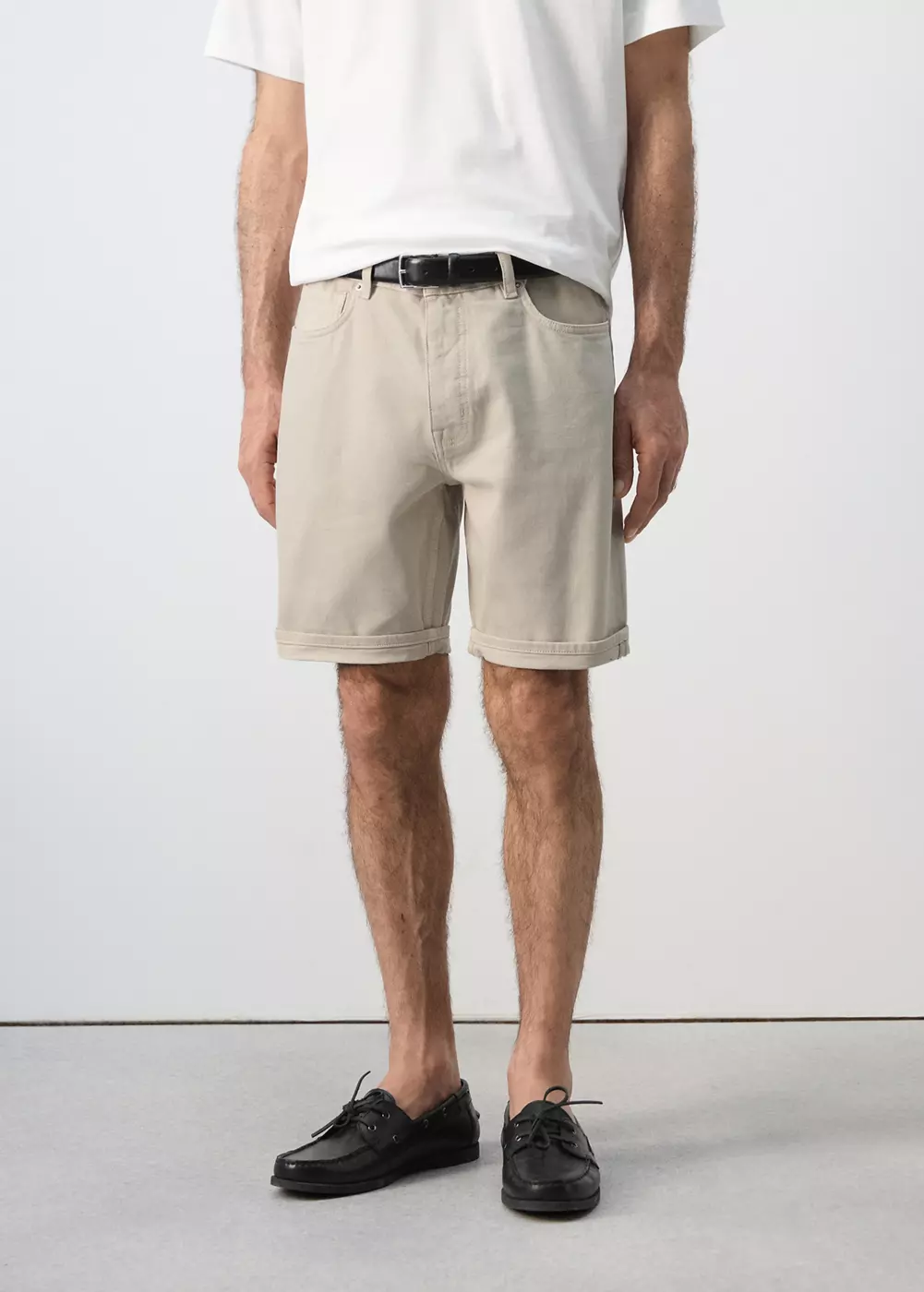 Bermuda en jean slim fit, MANGO MAN