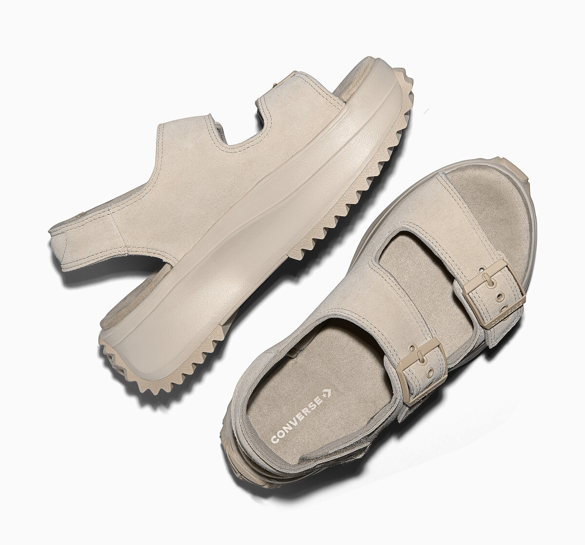 Converse Sandalias de piel con tacón de cuña — photo 4