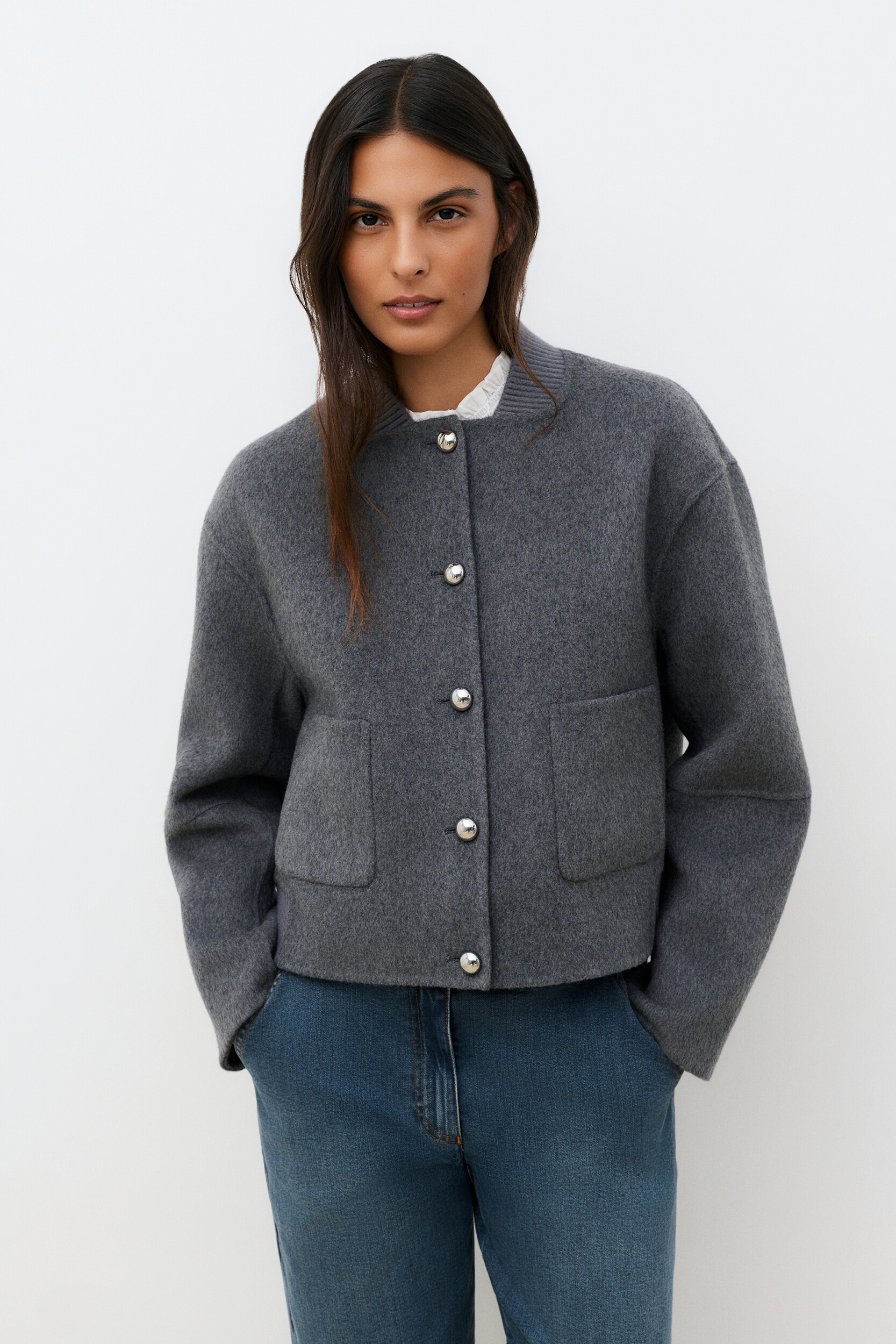 Manteau droit sans col GALISON, CAROLL