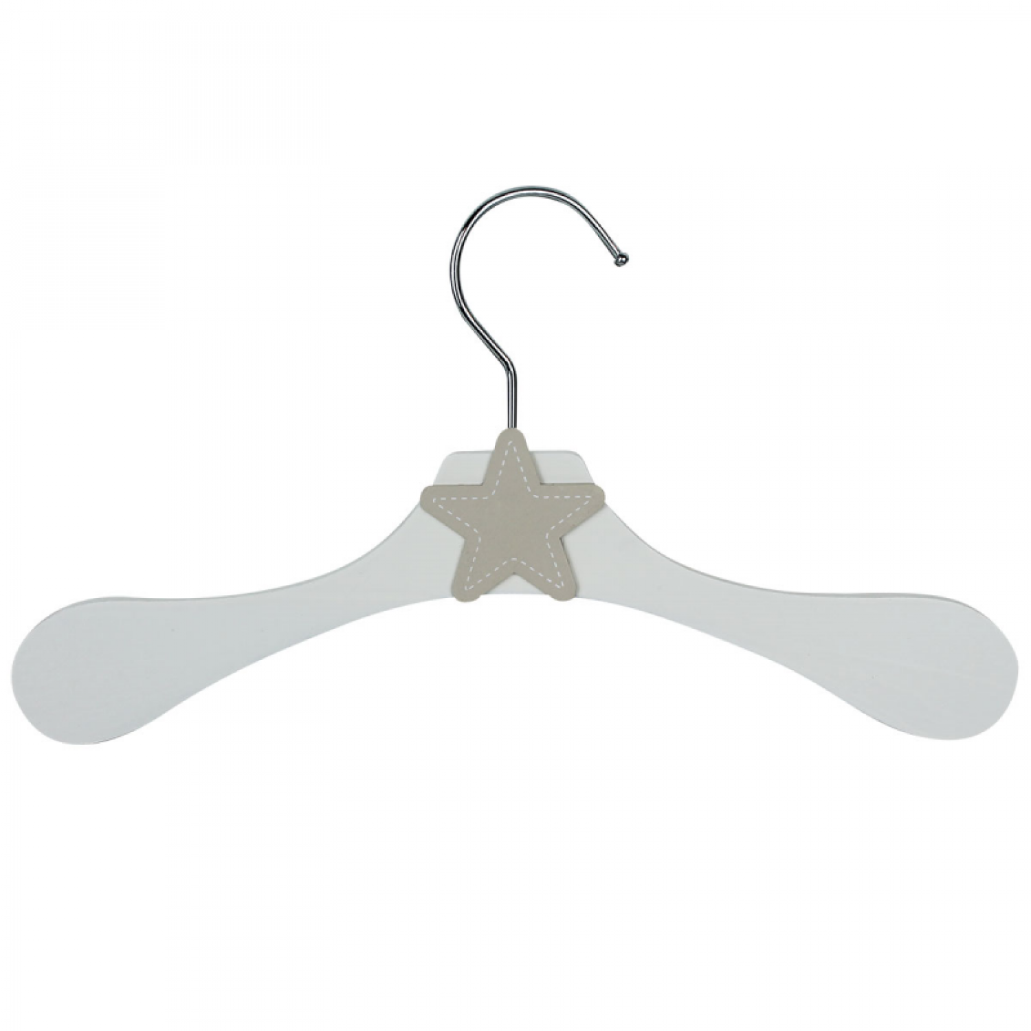 Lot de 10 cintres en bois pour enfant, MONSIEUR BEBE