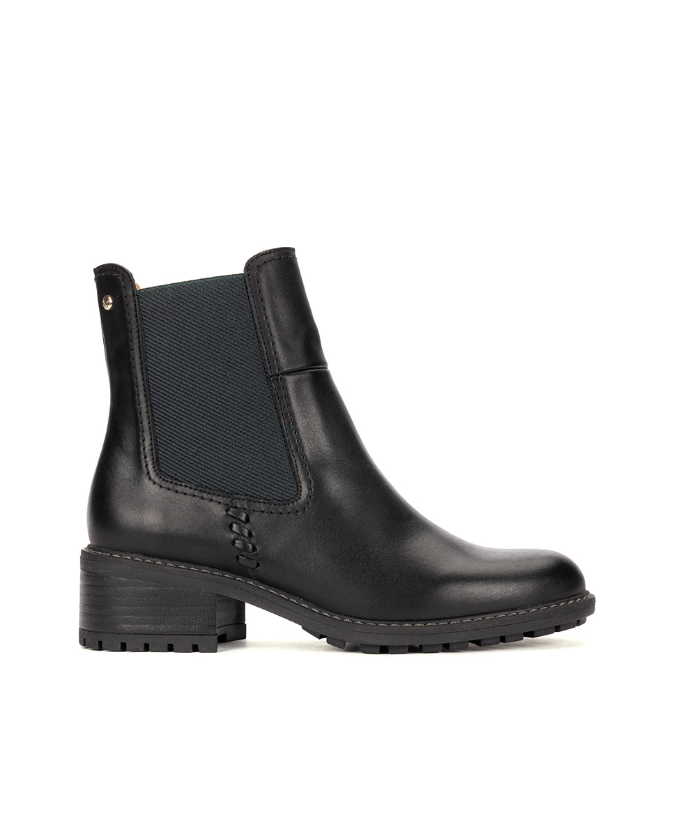 Bottines à talon cuir Medina, PIKOLINOS