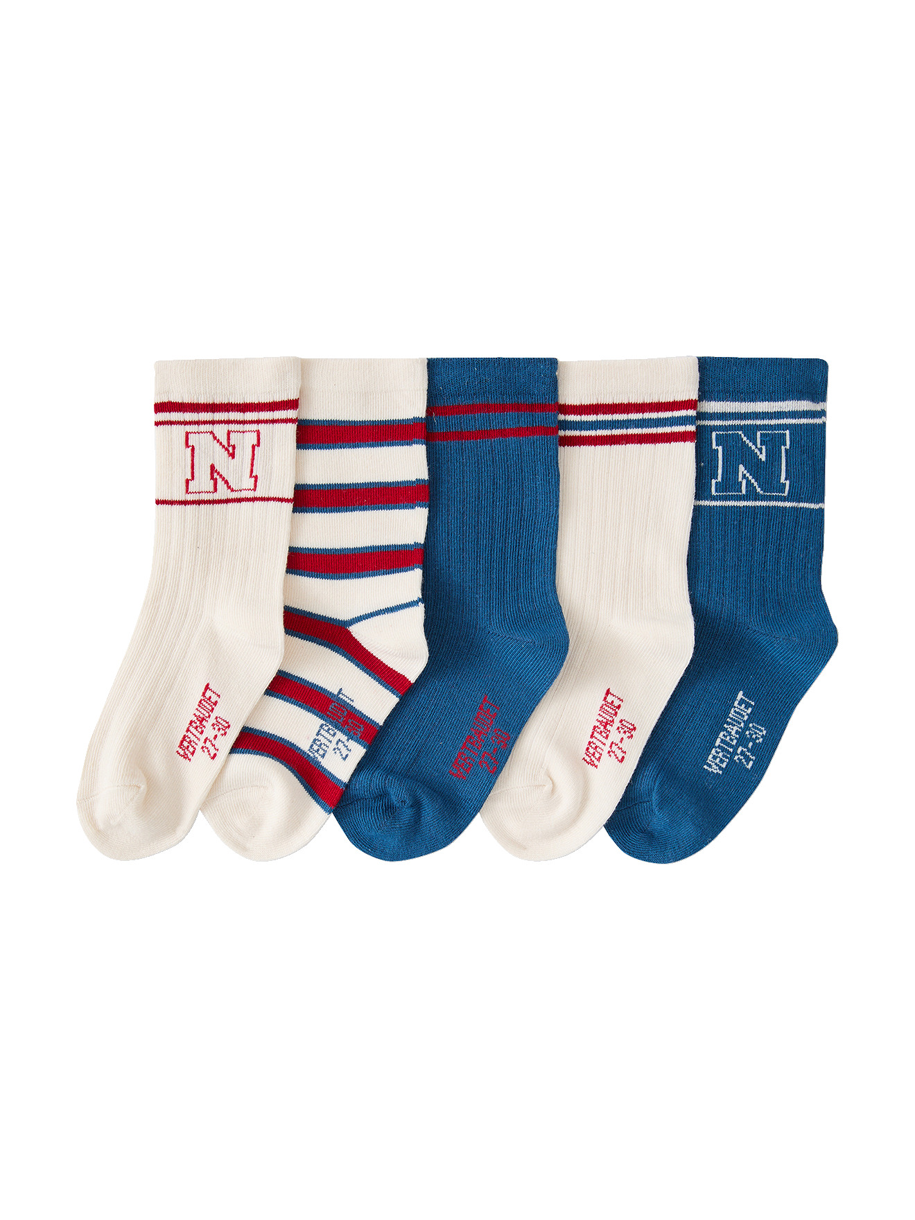 Lot de 5 chaussettes, VERTBAUDET