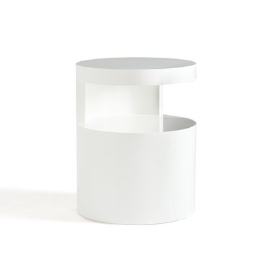 Newark Cylindrical Glossy Bedside Table LA REDOUTE INTERIEURS
