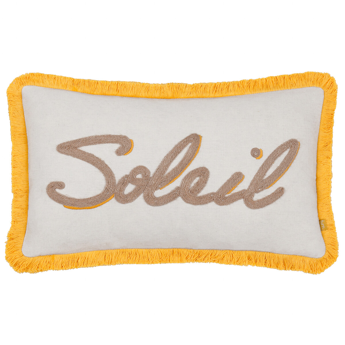 Soleil Embroidered Feather Rich Cushion, FURN.