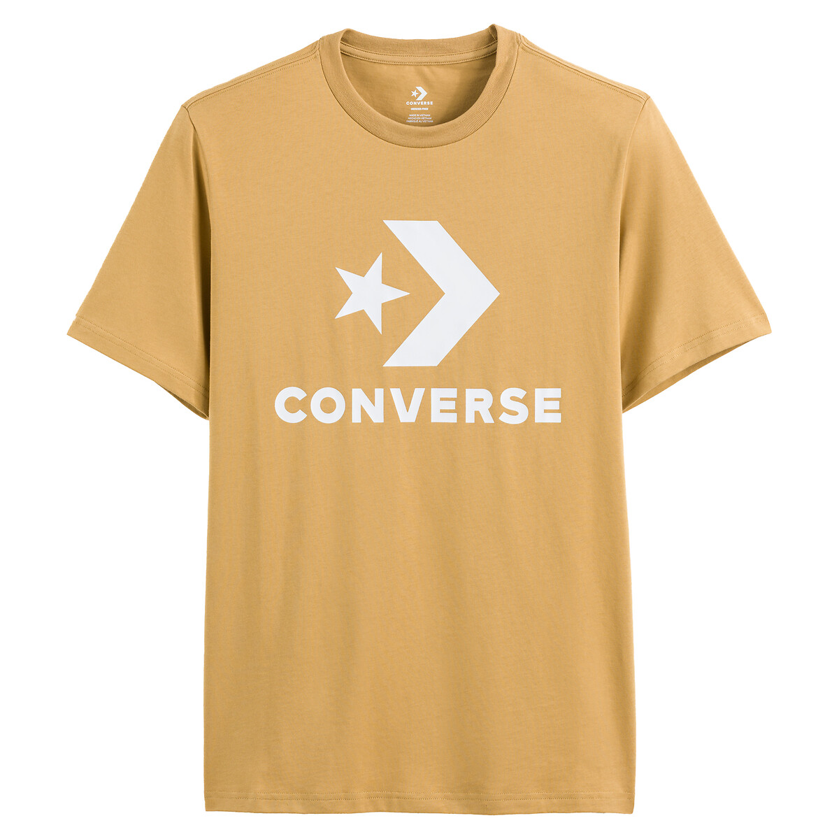 Image of Large Star Chevron T-Shirt in Cotton with Short Sleeves