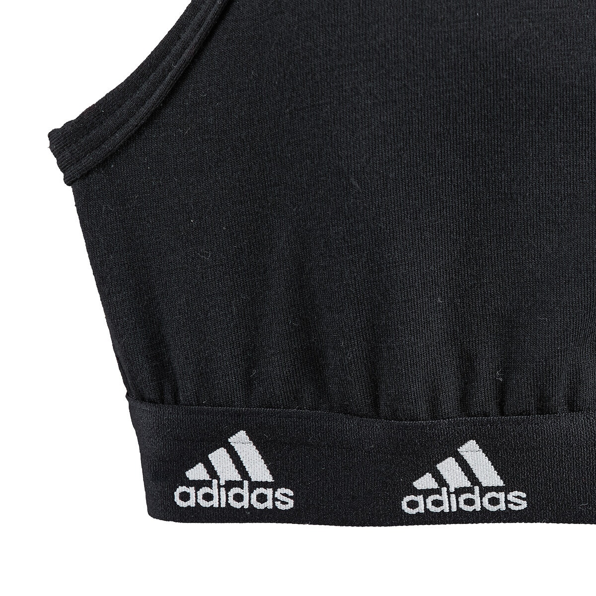 BRASSIÈRE ADIDAS - PROTÈGE-POITRINE INTÉGRÉ - Noir/Blanc – Dragon Bleu