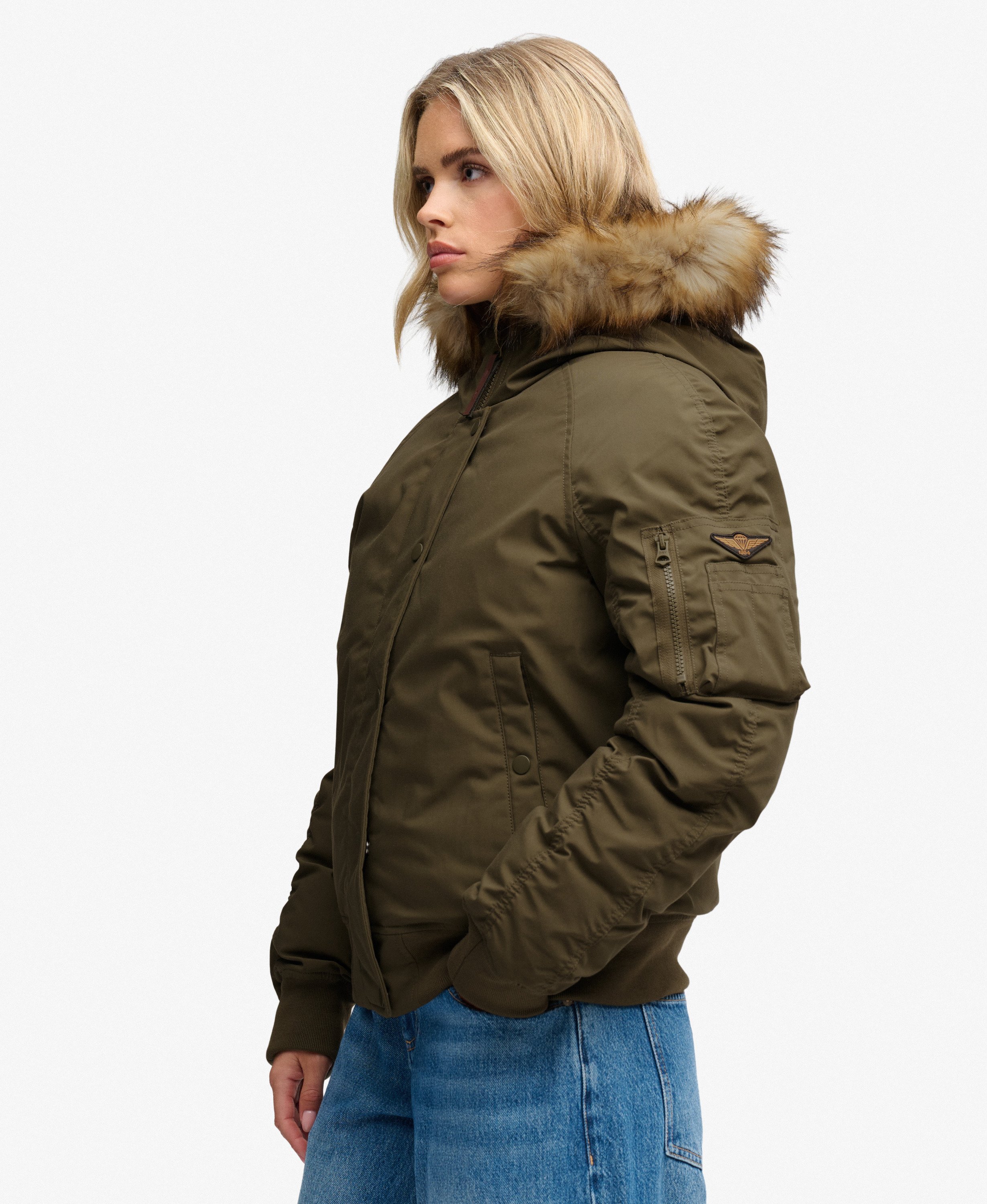 Bomber MA1 Matelassé à Capuche, SUPERDRY