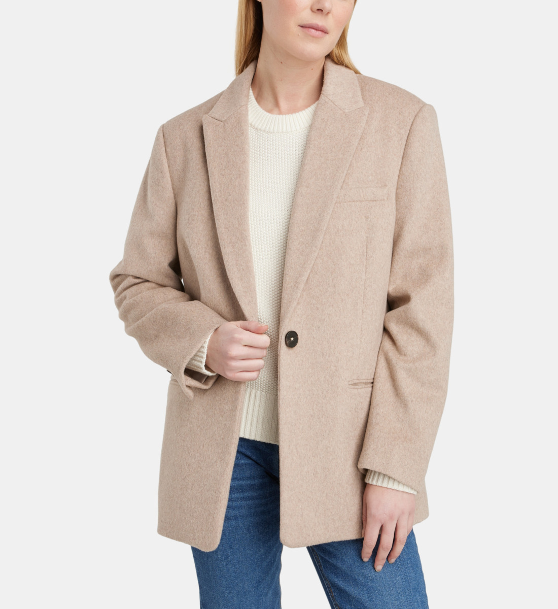Veste pauline en laine épaisse mélangée, GALERIES LAFAYETTE