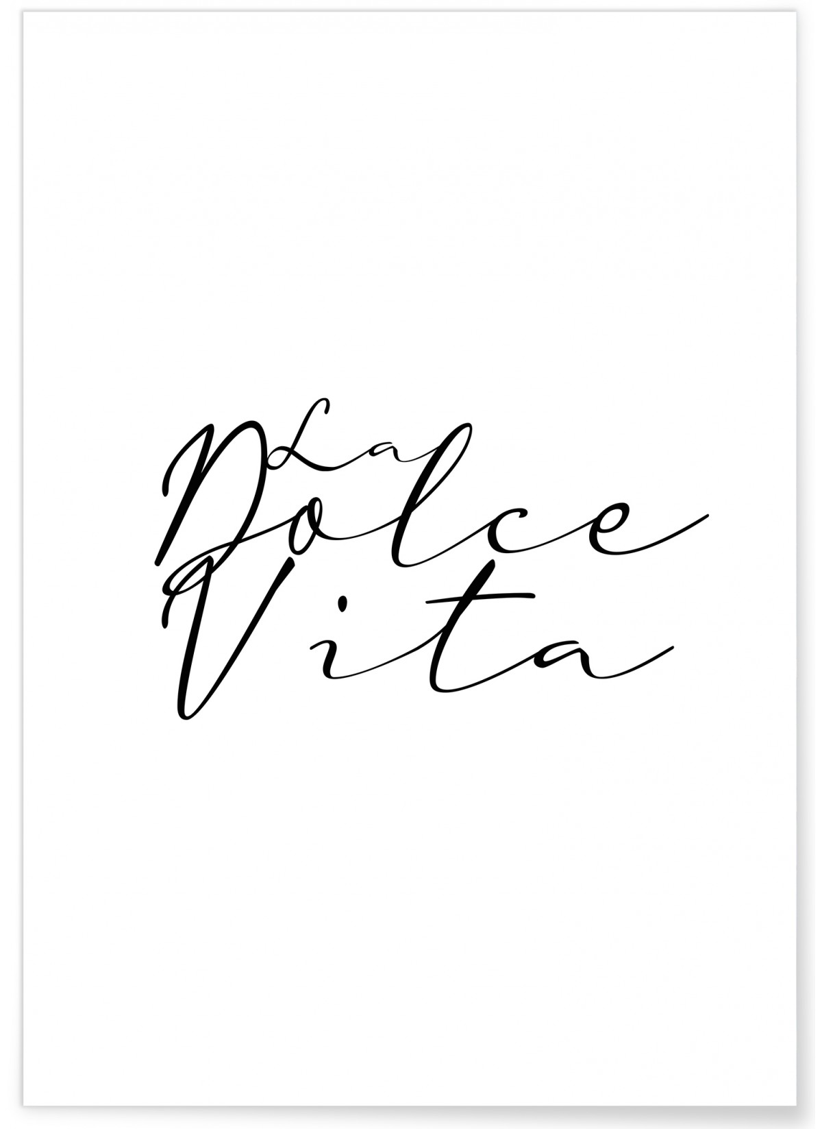 Affiche Dolce Vita, L'AFFICHERIE
