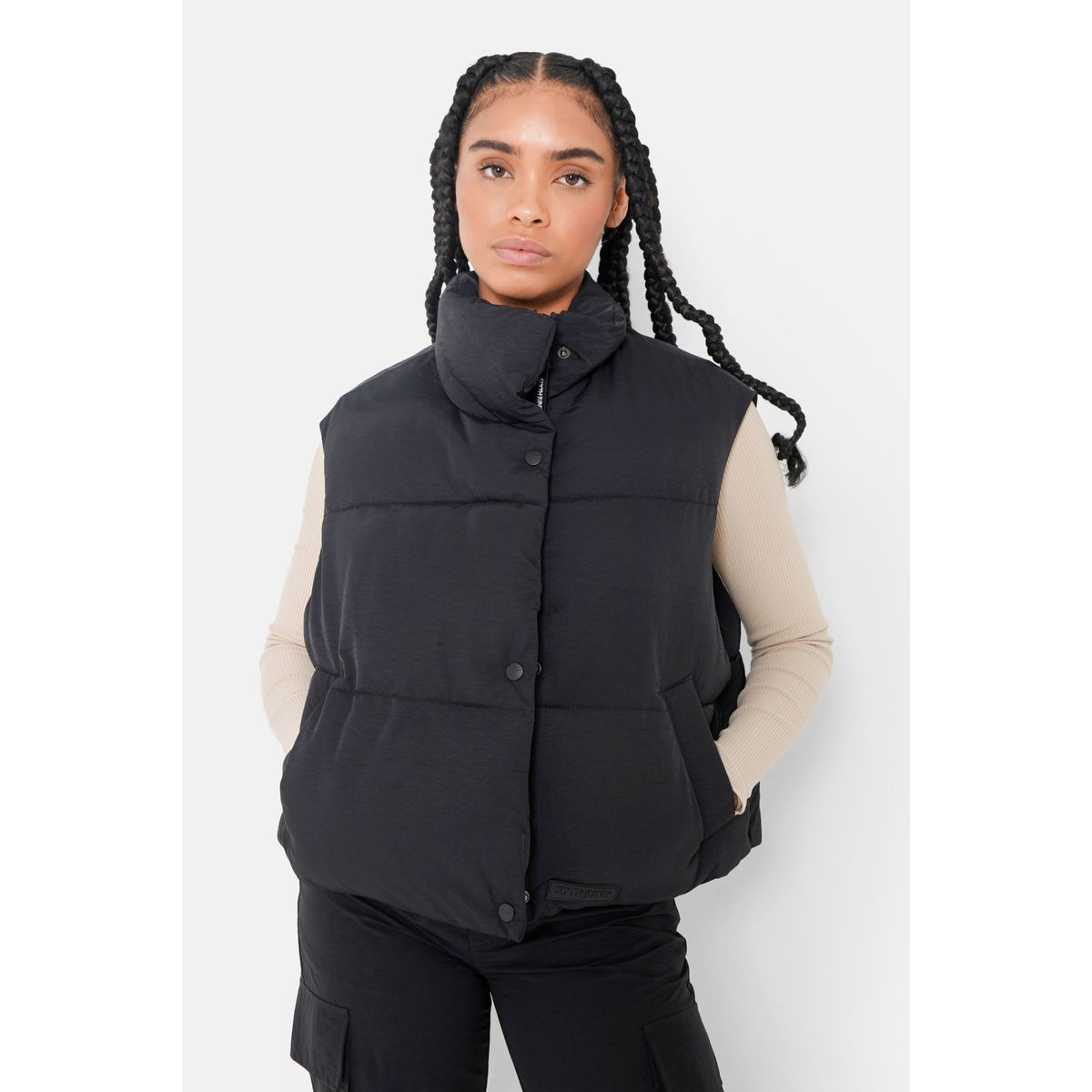 Doudoune sans manches oversize noir Sixth June La Redoute