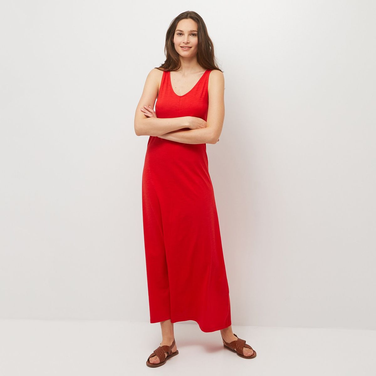 la redoute robe rouge femme