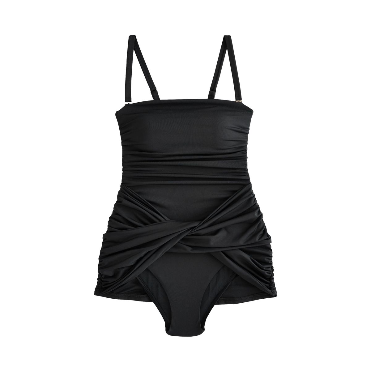 Maillot de bain bandeau ventre plat à jupette, NEXT