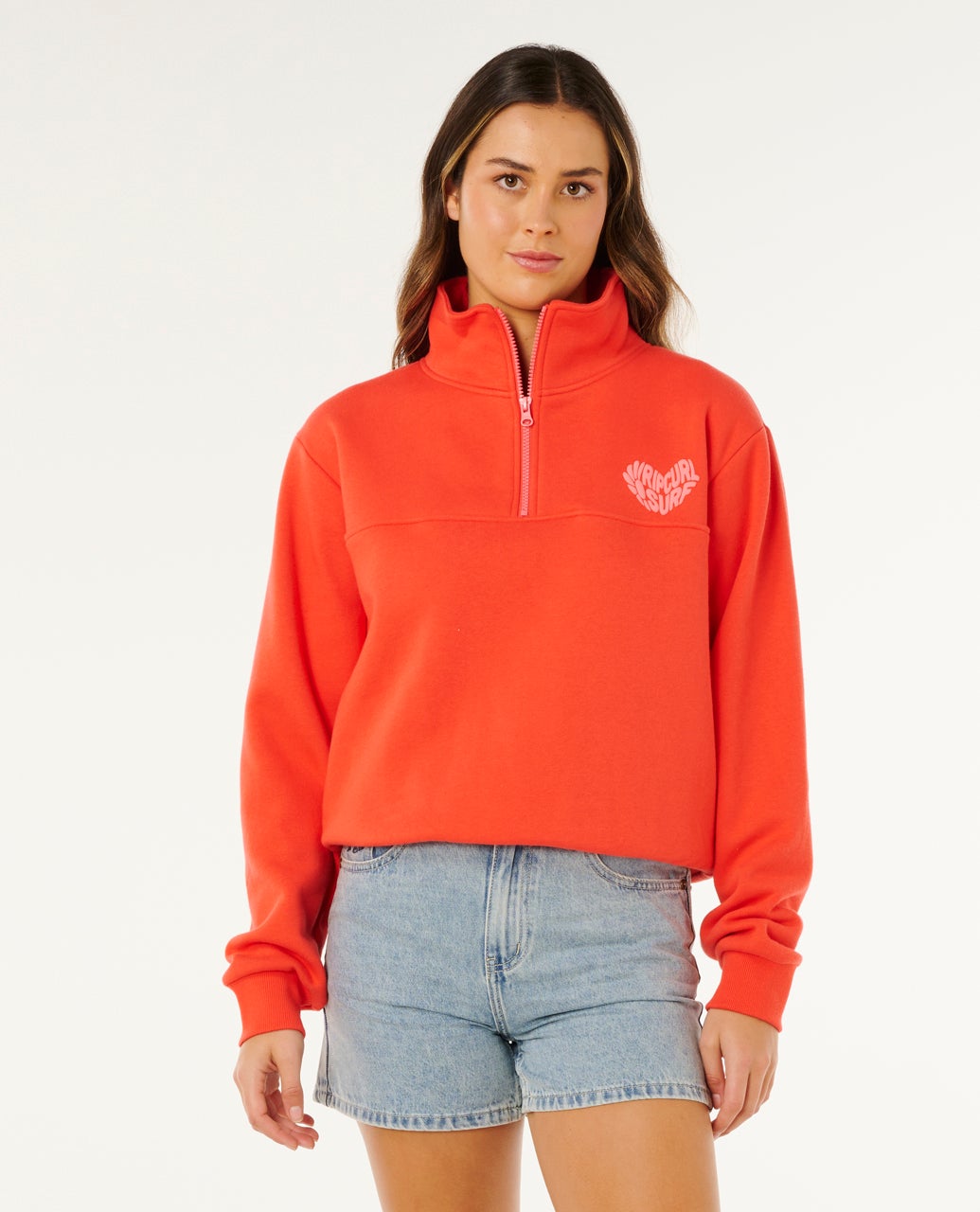 Sweat Rc Heart HALF ZIP, RIP CURL