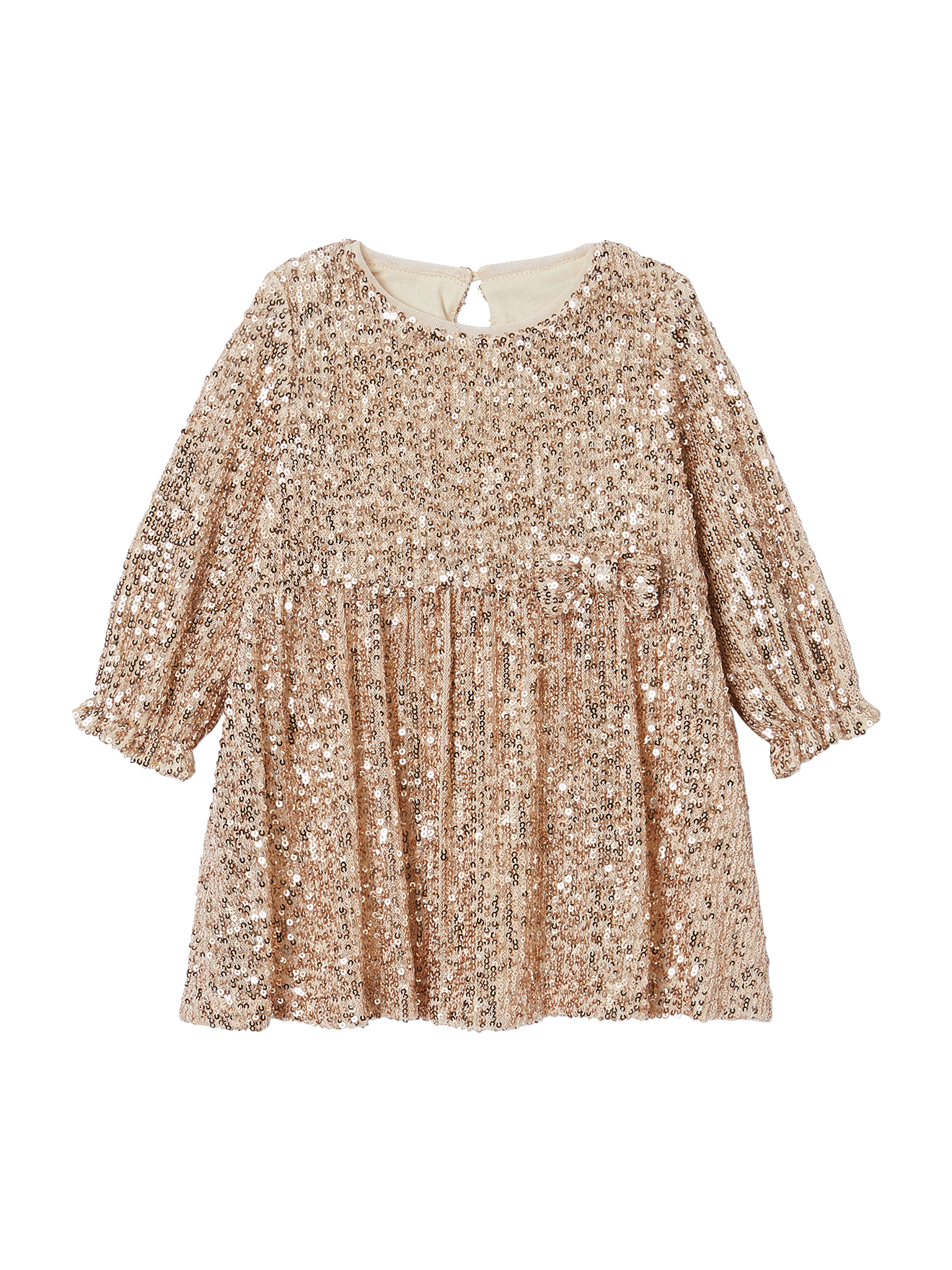 Robe bébé à sequins noël, VERTBAUDET