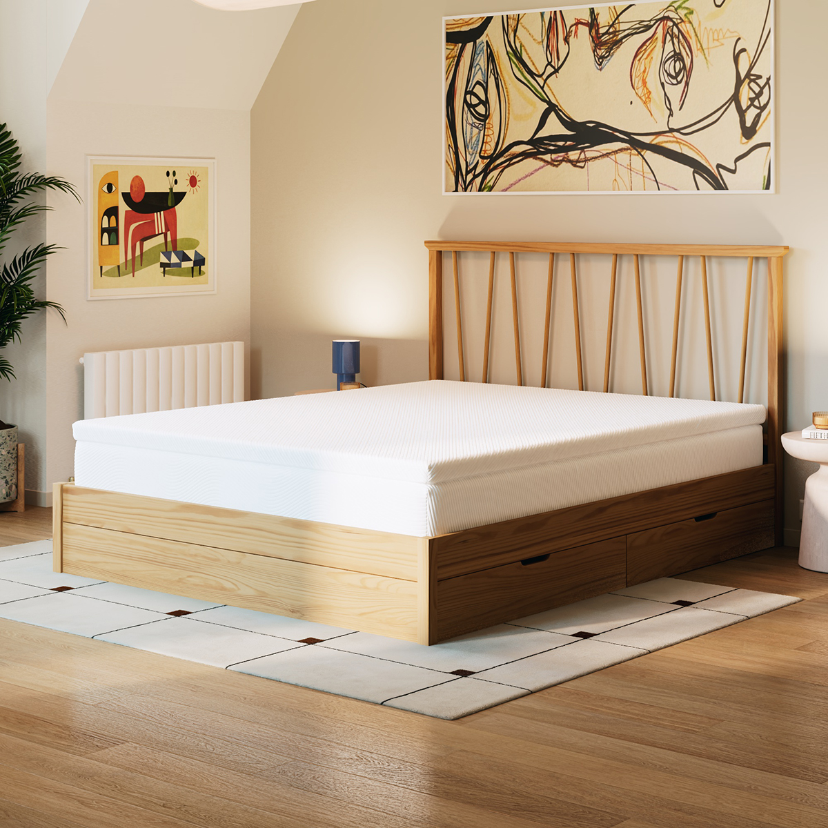 Surmatelas mousse Essentiel, SLOME