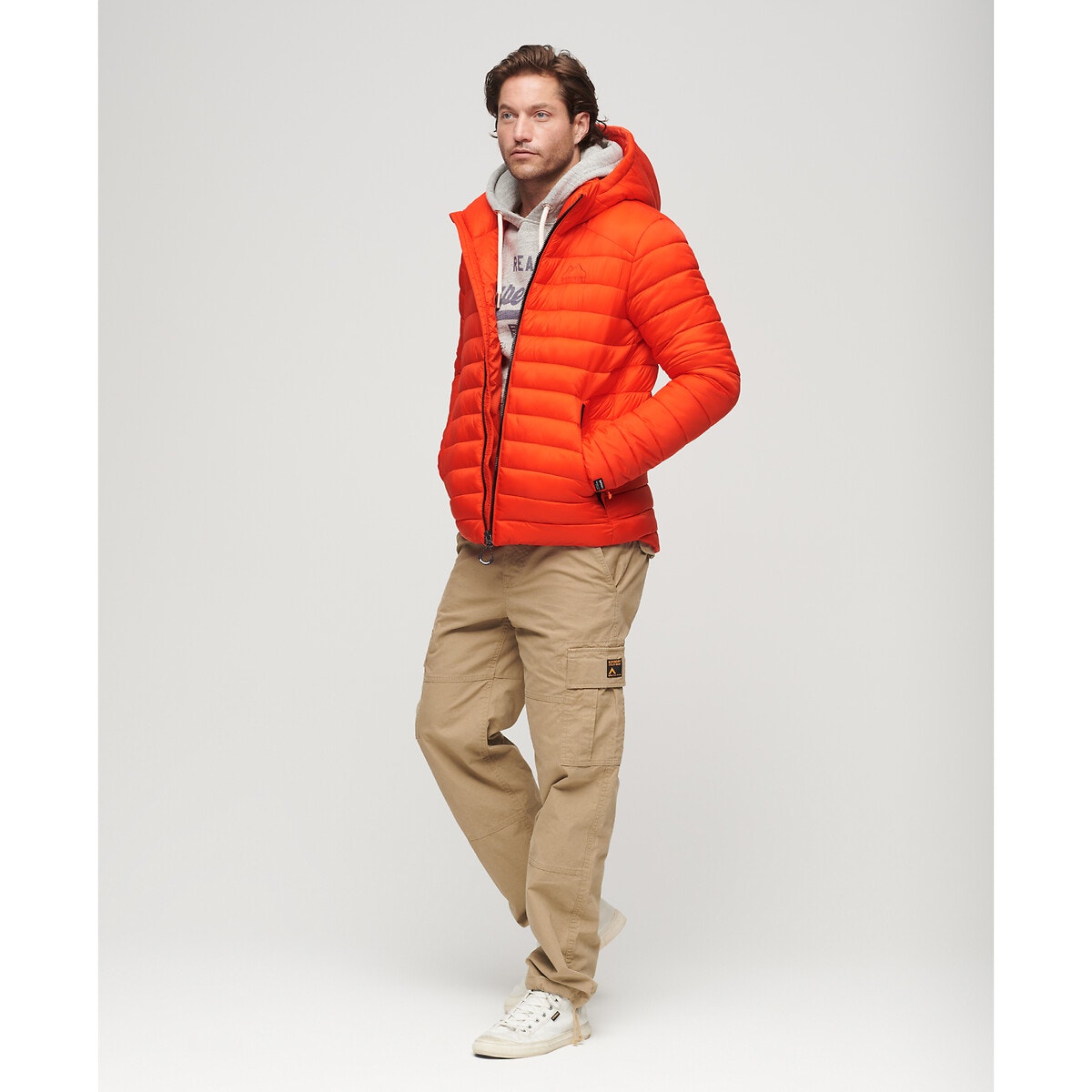 Doudoune orange superdry La Redoute