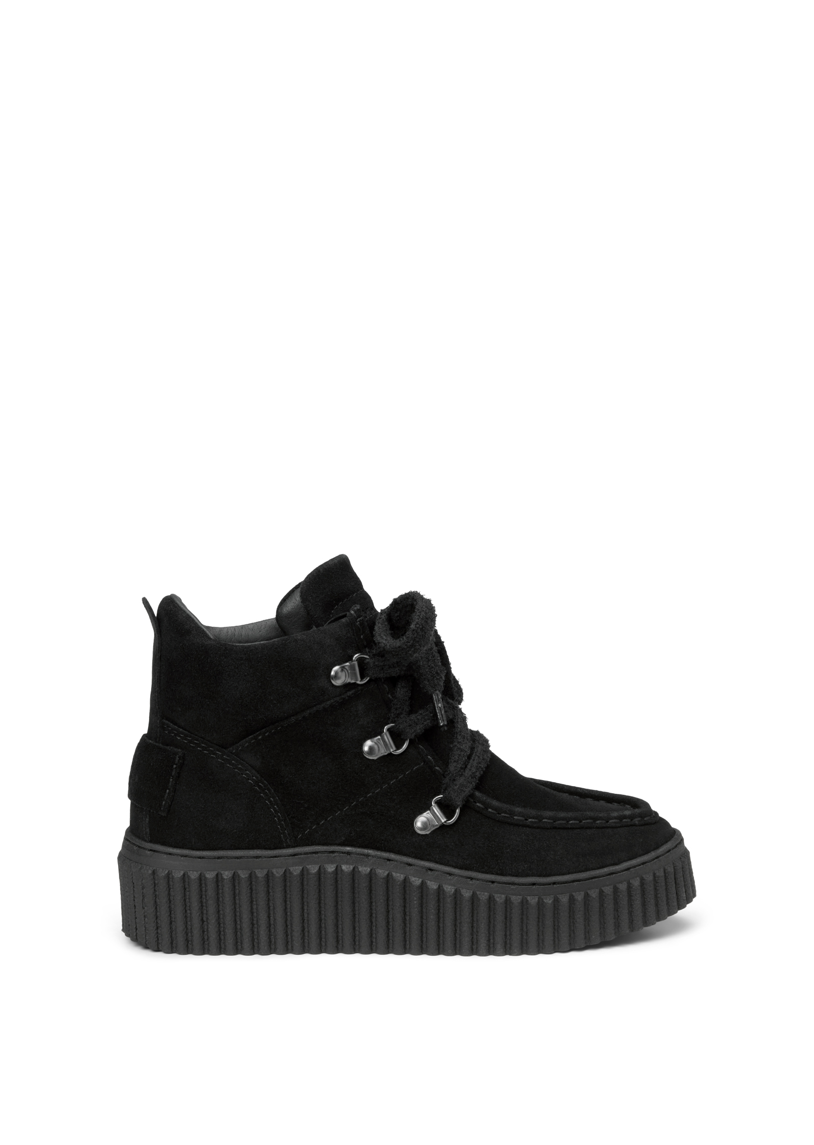 Bottes à lacets modèle Bianca avec semelle compensée rainurée marquante, MARC O'POLO