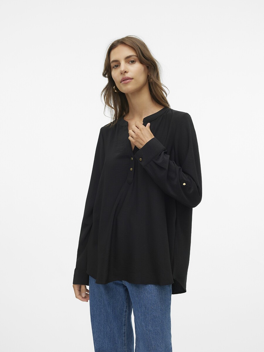 Blouse fluide, col V, VERO MODA