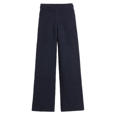 Merino Wool Bootcut Trousers with High Waist, Length 29" L’ENVERS X LA REDOUTE