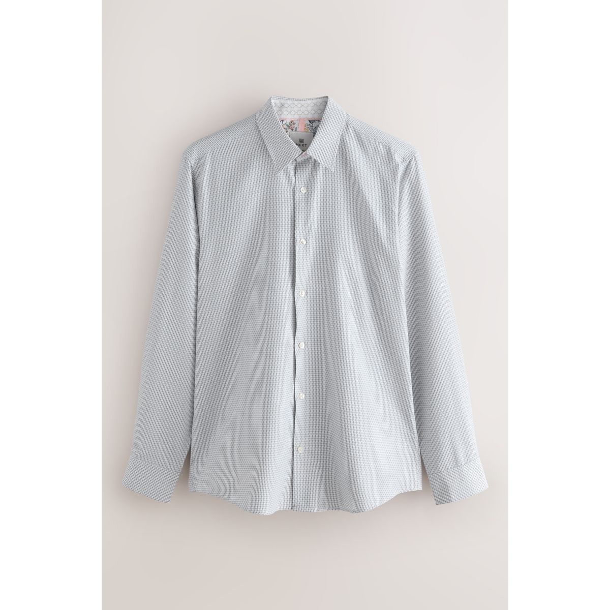 Chemise habillée texturée en coton, NEXT
