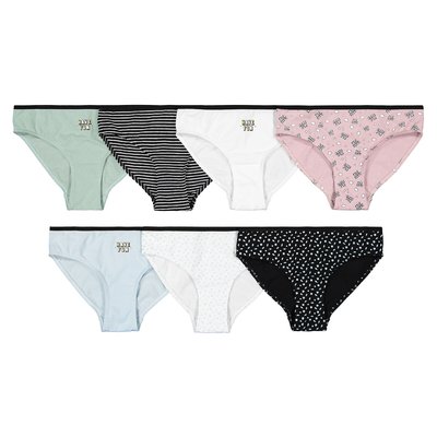 Pack of 7 Briefs in Cotton LA REDOUTE COLLECTIONS
