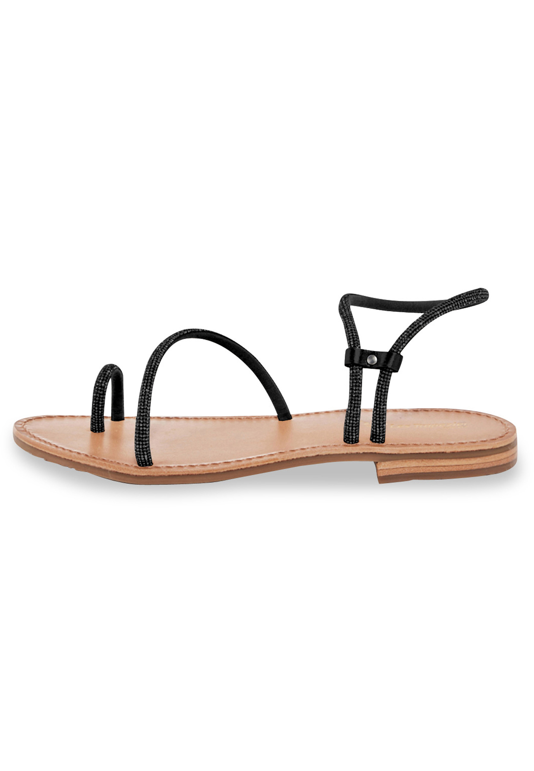 Sandales Métamorpho En Cuir Beige Avec Franges Et Perles Bois - Taille 36, Occasion Très Bon état