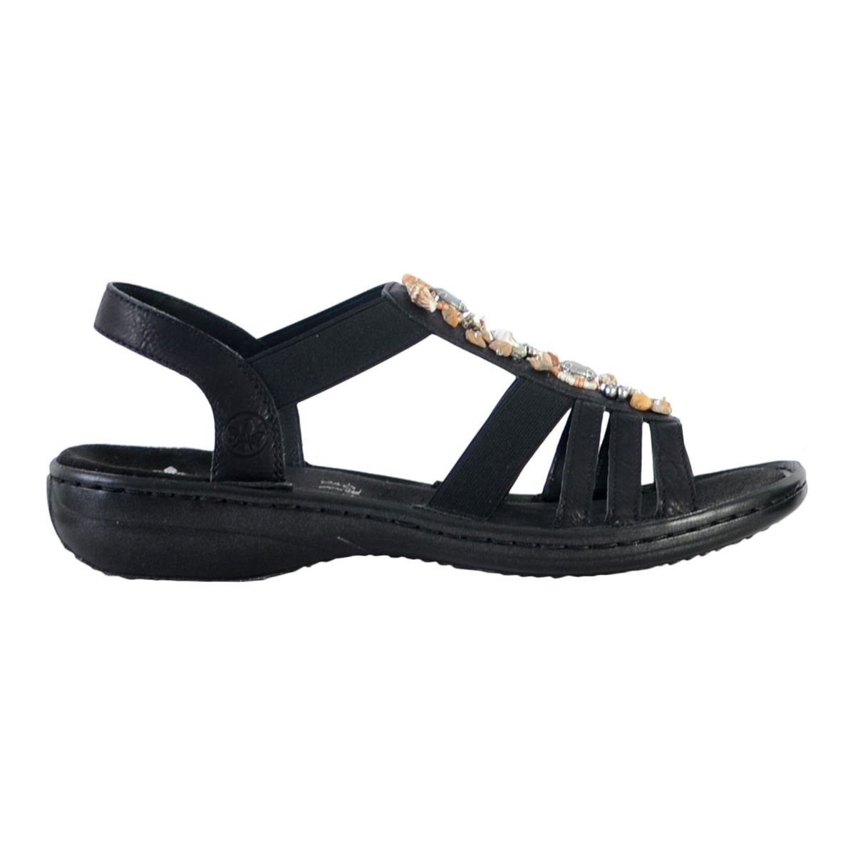 Sandale elastique noir store