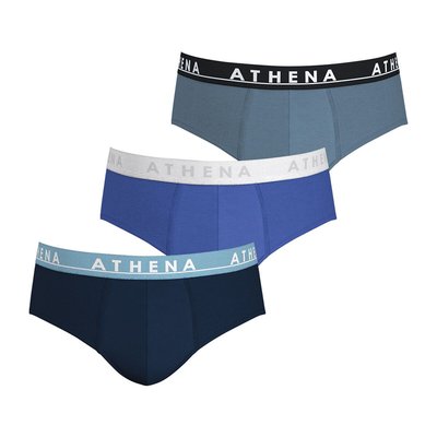 Pack of 3 Tonic Briefs in Cotton ATHENA