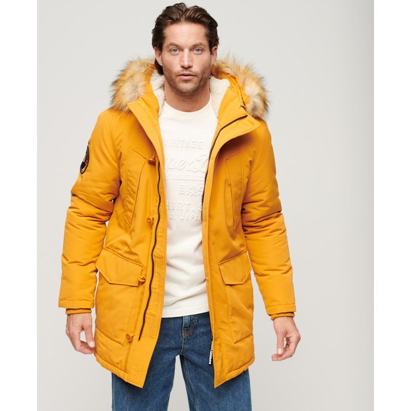 Manteau hot sale fourrure jaune