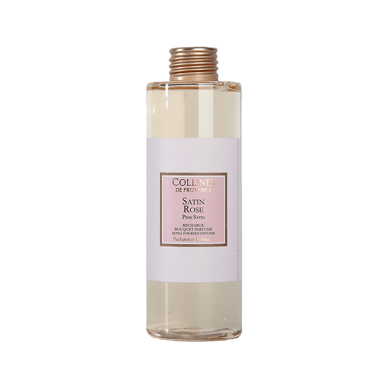 Recharge Diffuseur de parfum SATIN ROSE, COLLINES DE PROVENCE
