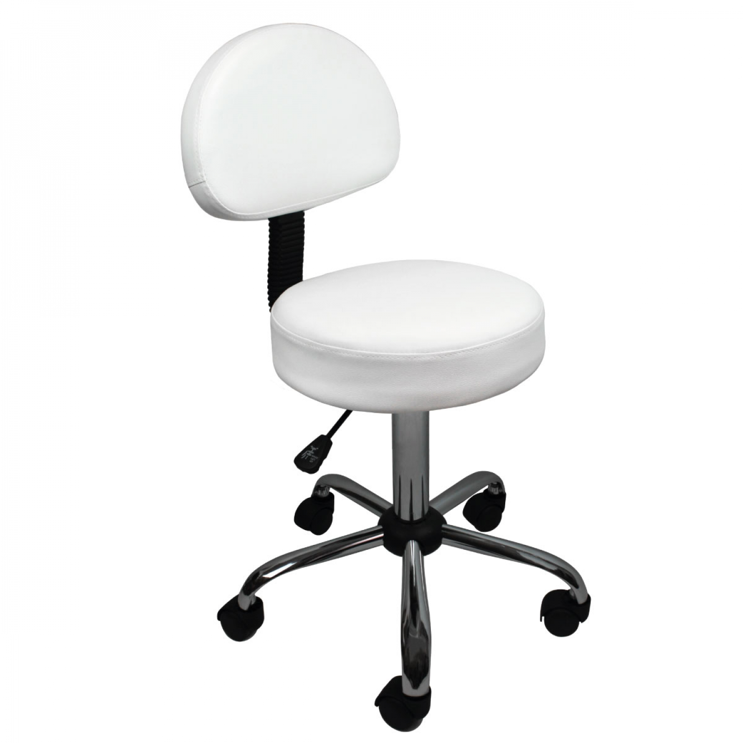 Tabouret rond avec dossier, VIVEZEN