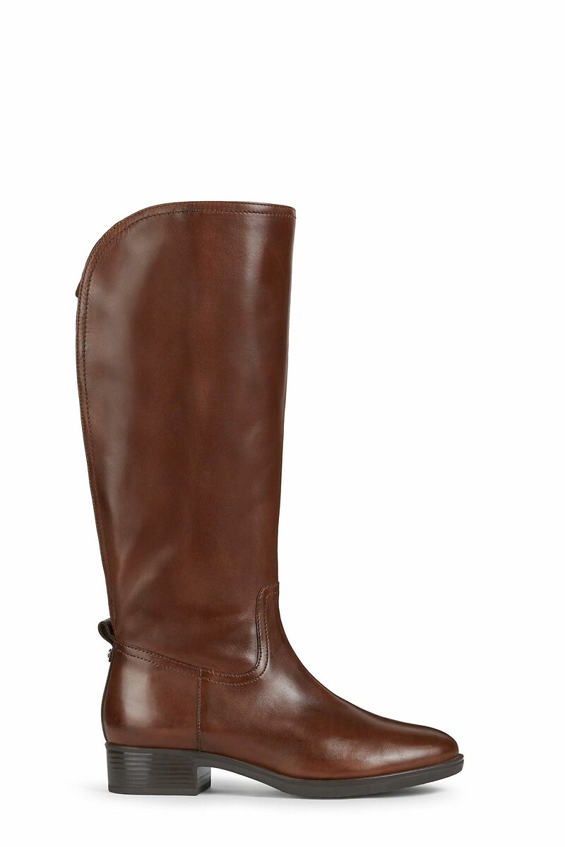 Felicity Leather Adjustable Knee-High Boots, GEOX